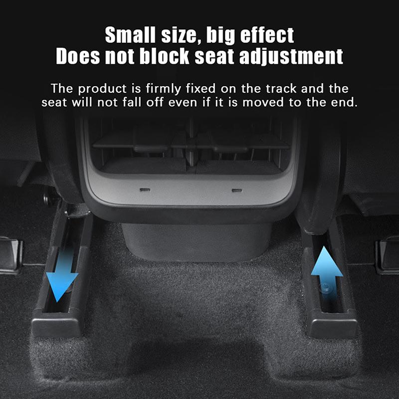 4 шт. защитная накладка на направляющую сиденья автомобиля, детали для салона автомобиля, передние и задние концевые детали сиденья автомобиля, защита от скольжения