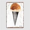 Chocolate Ice Cream Poster Metal Plaque Cinema Garage Club Bar Funny Plaques Tin Sign Posters
