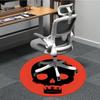 1pc Skull Crown Office Round Rug, Non-slip, Soft and Durable Office Rug for Interior Decoration, Perfect for Office,Decoration yy260204040