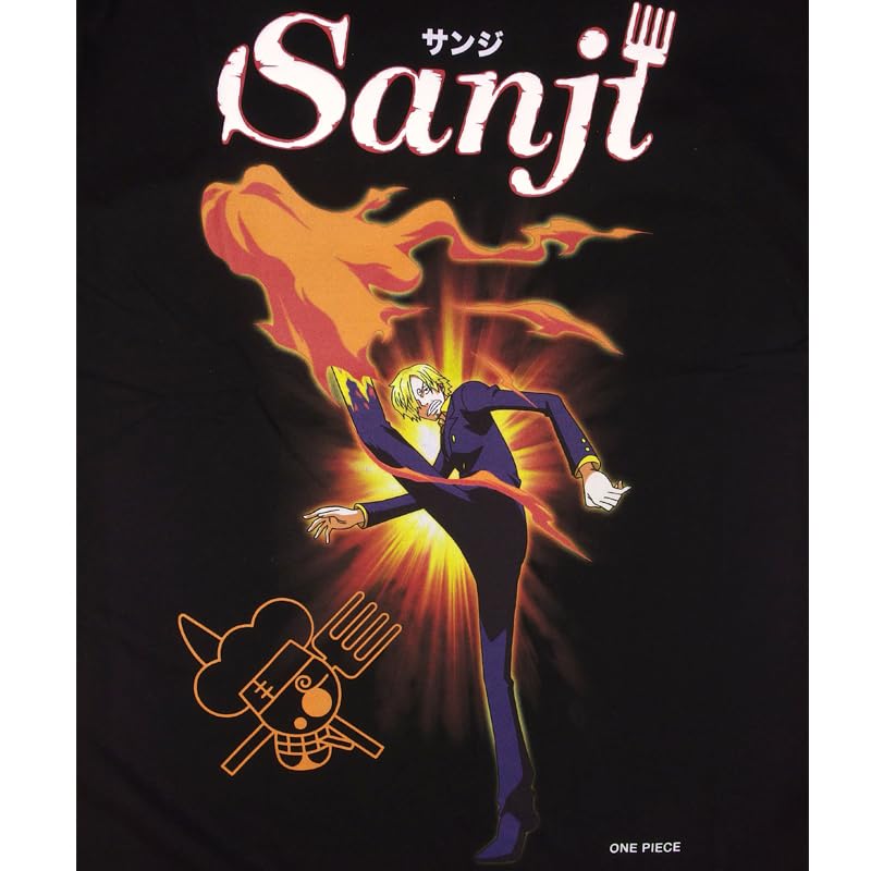 EVERSOUL ONE PIECE Short Featuring and the Straw Hat Character Anime Movie Size L T-Shirt, Sleeve, Sanji, Luffy, Chopper, Nami, Pirates, Zoro,