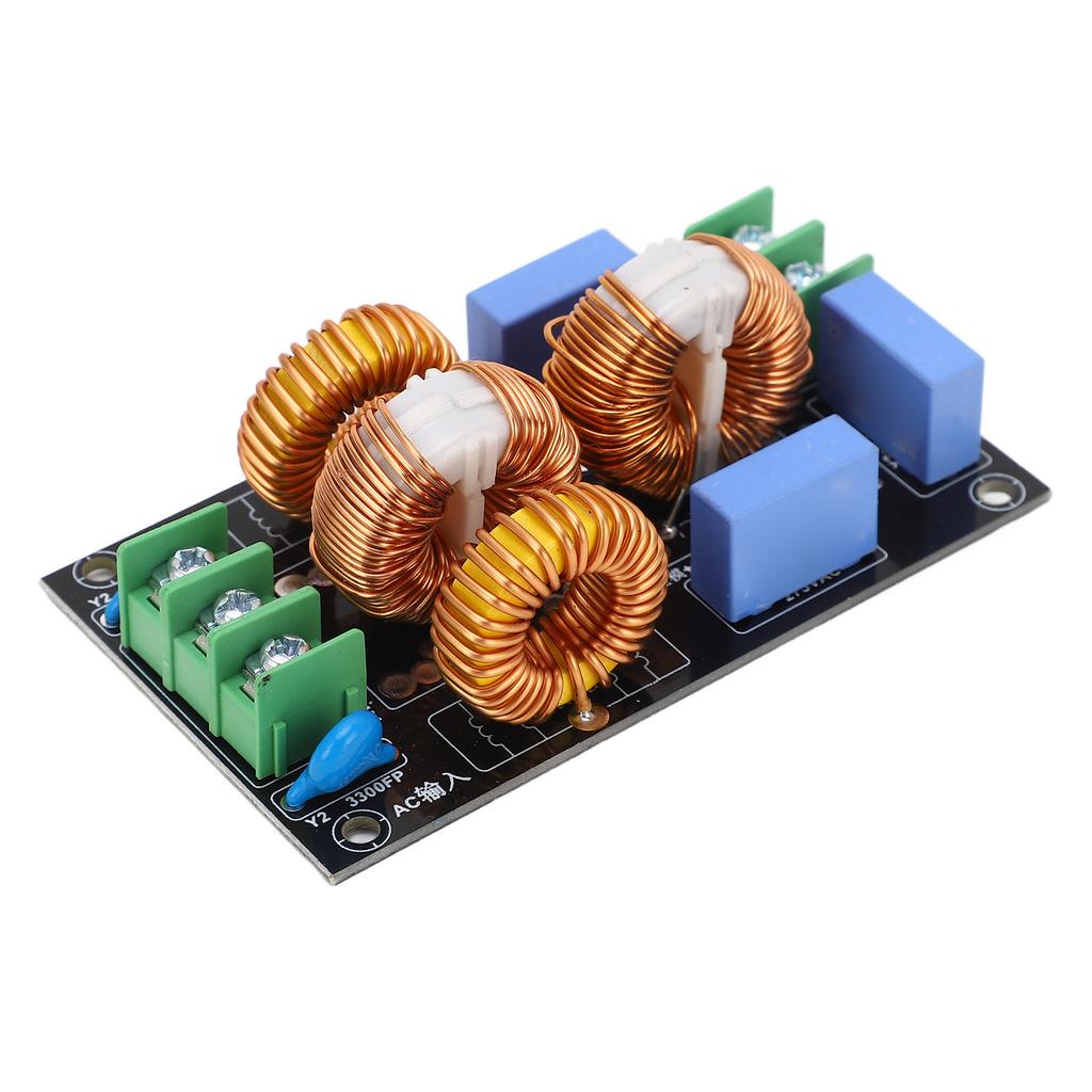 4A FCC EMI Power Filter Module 3 Stage High Frequency Audio Amplifiers Filter AC110V‑