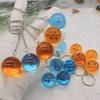 Dragon Ball Blue Transparent Keychain Cute Pendant for Car or Bag.