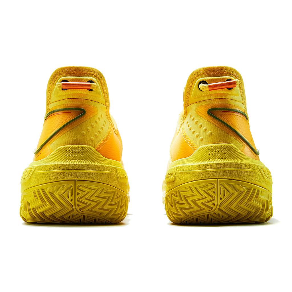 New LiNing Shudder Heart Flame Low Top Basketball Shoes Men's Radiant Yellow ABFU019-1