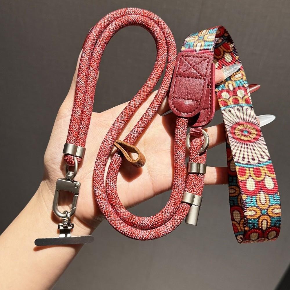 Universal Adjustable Phone Strap Metal Hook Long Hanging Rope  for Phone Case