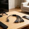 1-5-в-1 USB Type C на 3,5 мм TRS Female Мульти Аудио Кабель для Наушников Стерео Разветвитель для Телефонов Наушников Динамика