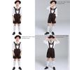 Stylish Children's Oktoberfest Costume Suit For Halloween Cosplay With Hat