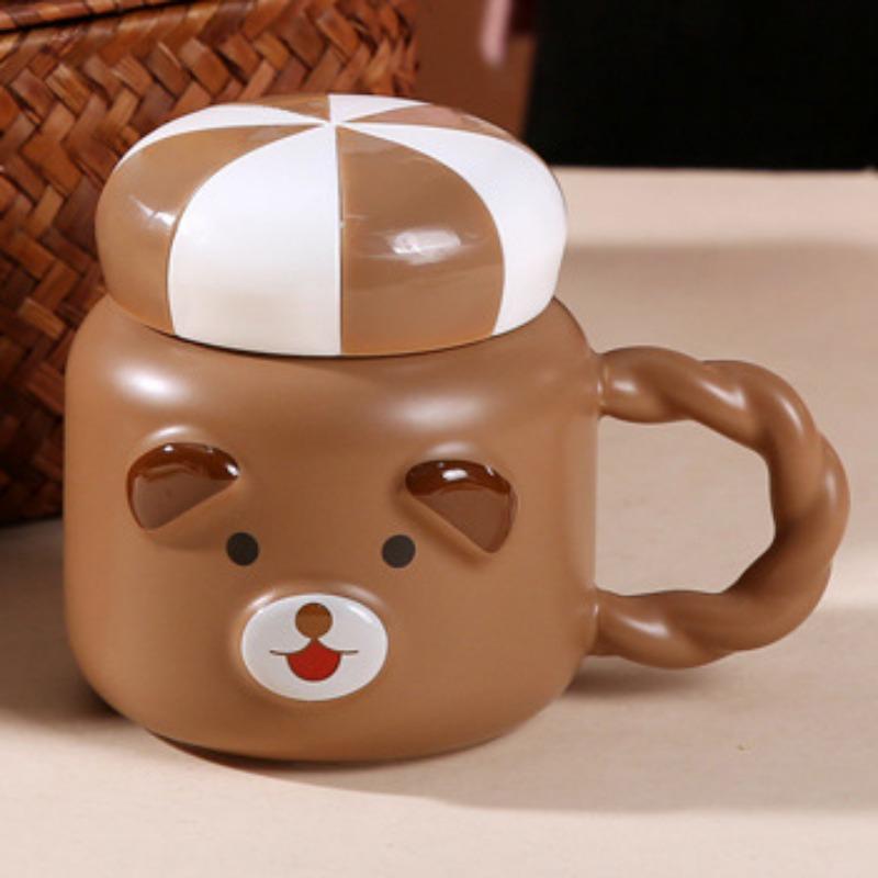 Мультяшная керамическая кружка Милая животная чашка для воды Девушка Государственное учреждение Высоко выглядящий Подарок на день рождения