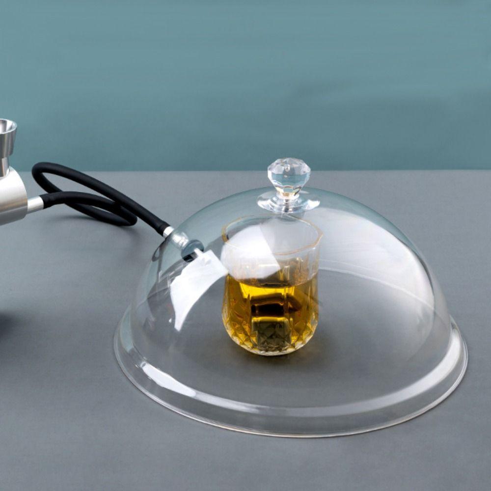 Infuser Accessory Cake Cloche Kitchen Cooking Smoke Hood Dessert Lid Smoking Dome Cover Fume Hood