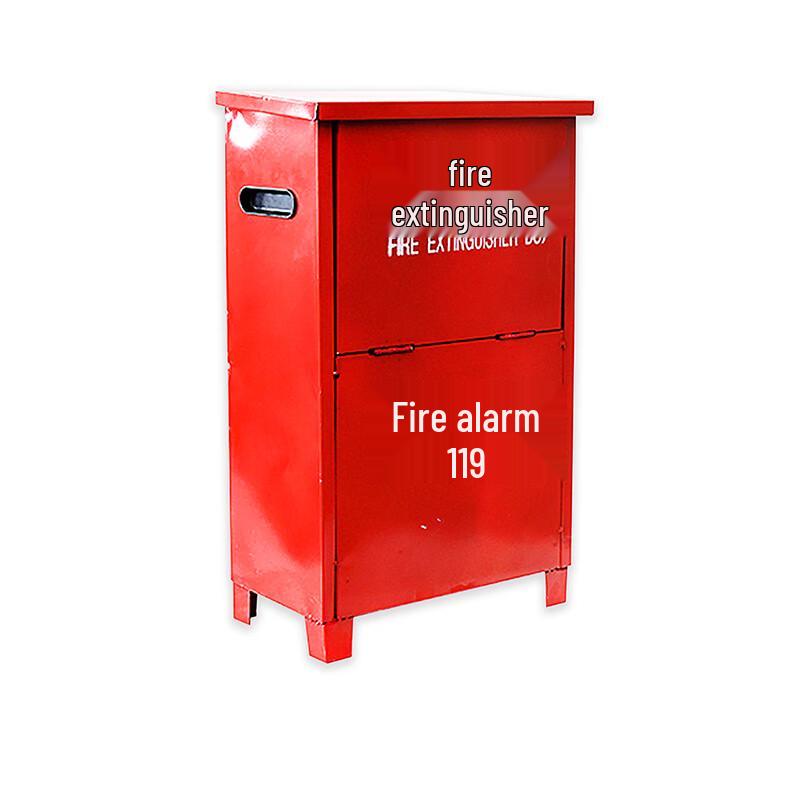 Red Fire Extinguisher Storage Cabinet