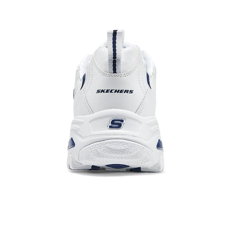 Skechers D'LITES 1.0 Мужские Белые Низкие Папины Кроссовки Панда Обувь 52676-WNV