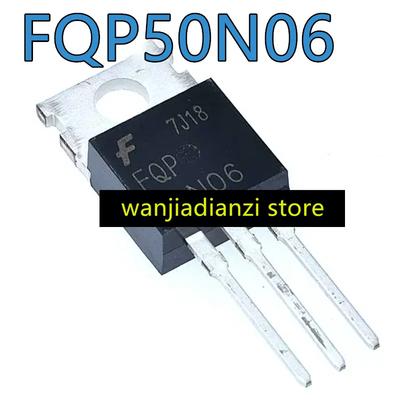 5 шт. FQP50N06 МОП-транзистор 50N06 50А 60В TO-220 Большой ток низкое сопротивление