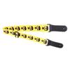 Guitar Strap Acoustic Electric Bass Ukulele Belt Adjustable Skull Pattern Leather HeadYellow