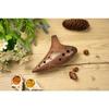 TNG Ocarina, Brown, 12-Hole, AC Single, with Case, Premium Quality, for Wind Instruments, Purple Sand