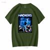 Hackers 1995 Movie T Shirt Vintage Washed Versatile Streetwear Top For Everyday Wear Stylish Unisex Designer Clothes Graphic