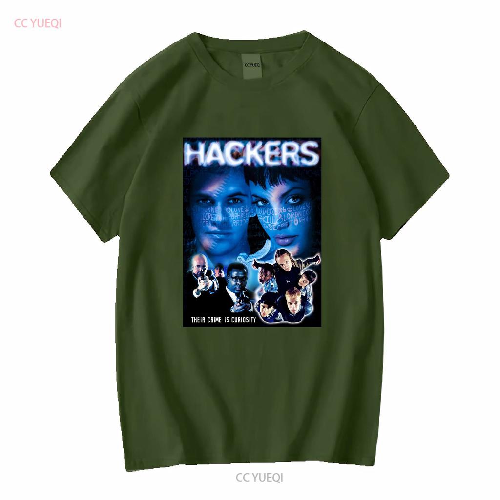 Hackers 1995 Movie T Shirt Vintage Washed Versatile Streetwear Top For Everyday Wear Stylish Unisex Designer Clothes Graphic