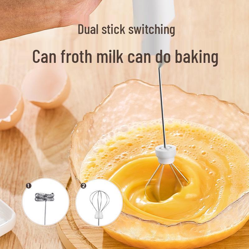 Беспроводной ручной электрический вспениватель молока - Мини-миксер и вспениватель для кофе для домашнего использования