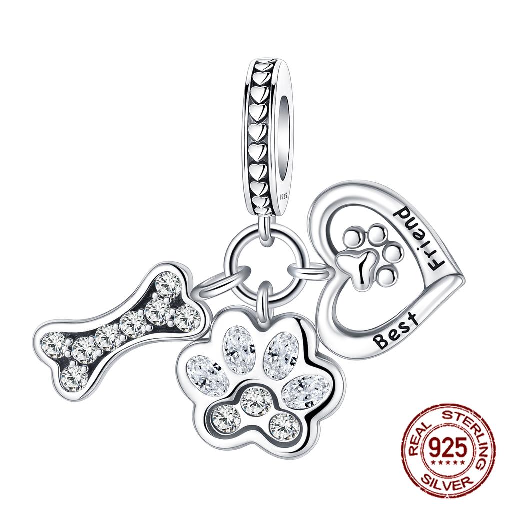 Шармы Бусины Медь Однотонный Буква Семья Навсегда Дерево Жизни Циркониевые Бусины Подходят для DIY Браслетов Ювелирные Изделия