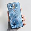 Чехол с рисунком для Nokia 7.1/Nokia 7 Plus Fundas Nokia7 Чехол Мягкий Силикон Черный Корпус Милый Цветок Мультяшный Чехол Coque