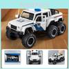 Offroad Police Car Inertia Toy For Kids With Flashing Lights And Sound Play