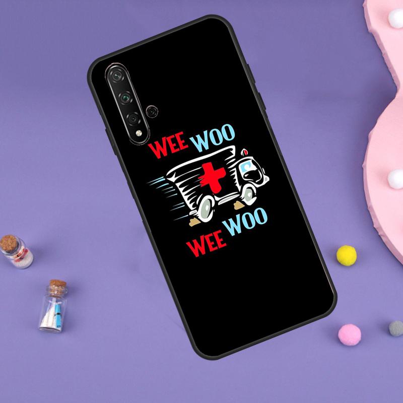 Ambulance EMS EMT Paramedic Case For Huawei Nova 10 9 SE 11 Pro 11i 8i 7i 3i Y60 Y61 Y70 Y90 Y91 P20 P40 P30 Lite Cover