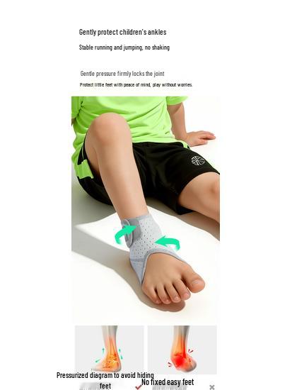 Children's Ankle Protector for Sprain Prevention - Football Shoe Compatible Joint Support.