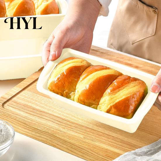 Versatile Baking Mold 1/4Pcs Silicone Bread Loaf Pan Non-Stick Pans for Professional Grade Homemade Cakes Brownies Easy Release Toast Kitchen