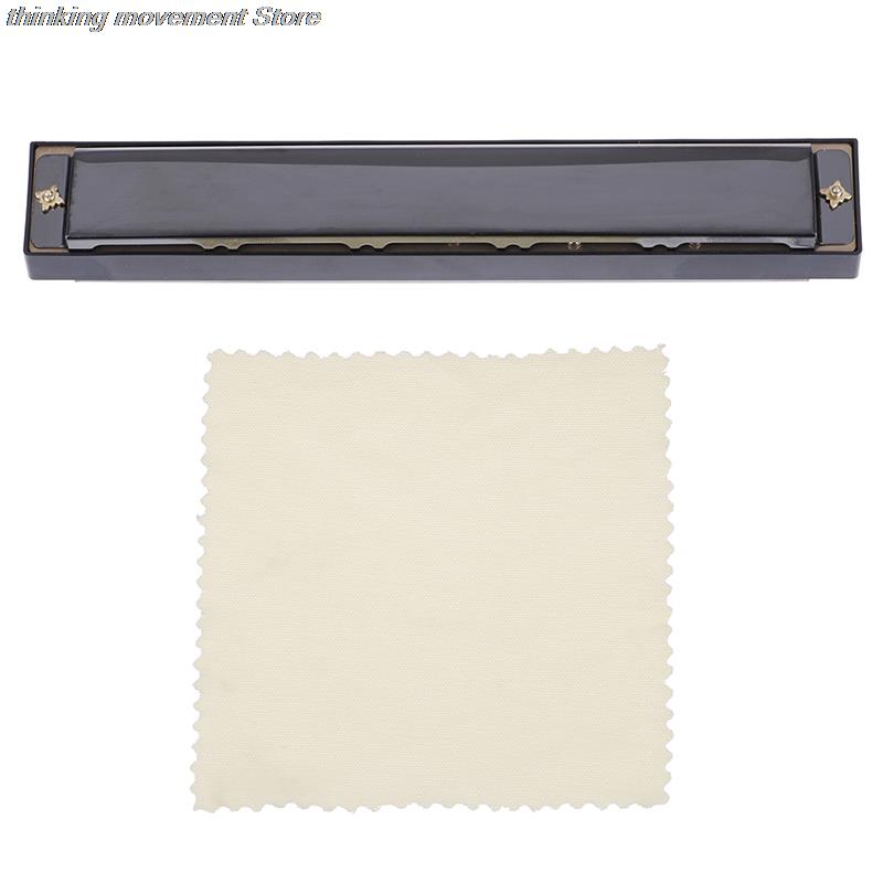 New Professional 24 Hole Harmonica C Key Metal Harmonica Instrument For Beginners 4 Color