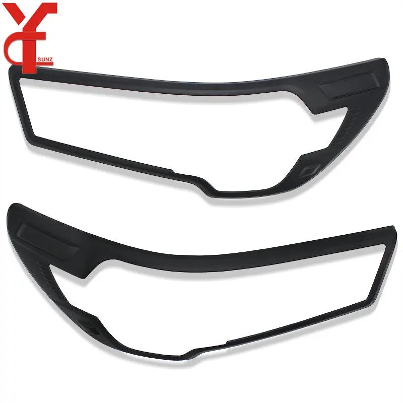 ABS Head Light Cover For Toyota Hilux Revo 2021 2022 2023 4x4 Lamp Hoods Car Styling Accessories
