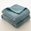 100% Cotton Throw Blanket Soft Breathable Waffle Blanket for Twin Queen King Bed Decorative Plaid Sofa Blankets Fall Blankets