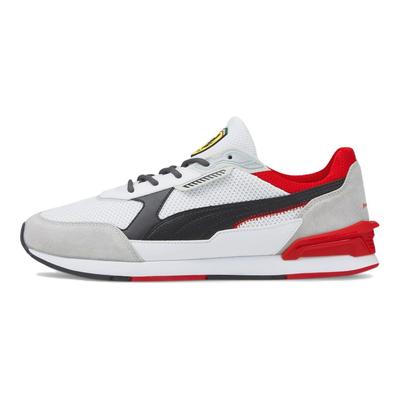 Scuderia Ferrari x Low Racer Белый Черный Rosso Corsa Мужские Кроссовки 307043-02
