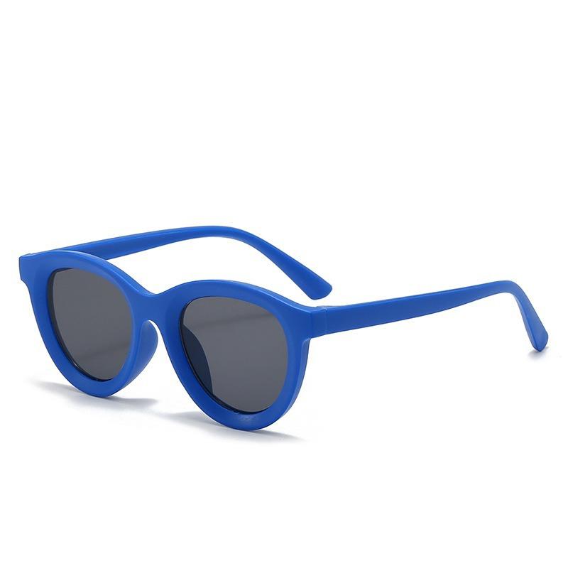 KLASSNUM Kids Cat Eye Sunglasses UV400 Protection Cute Colorful Children Sun Glasses for Boys Girls Eyeglasses Eyewear