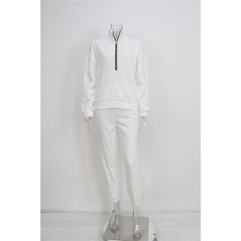 Модный повседневный спортивный костюм женский свободная толстовка длинные брюки комплект из двух предметов