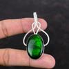 Зеленый огненный лабрадорит кулон настоящий драгоценный камень кулон ювелирные изделия ручной работы из стерлингового серебра 925 пробы лабрадорит ювелирные изделия для него подарок для женщин