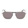 Balenciaga Frame Logo Irregular Shape Sunglasses Men sunglasses Silver 30014549001
