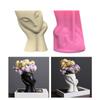 Nonstick Unique Face Girl Pen Holder Mold Flower Pot Silicone Mold DIY Crafts Ornament Tool DIY Succulent Planter Mold