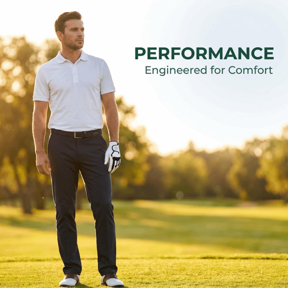 Microfiber Fabric Golf Gloves Silicone Grip Dots Golf Sports Gloves Golf Glove Golf Practice