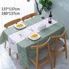 Simple Deer Printed PVC Waterproof Table Cloth Home Oil-proof Elegant Dinning Table Cover Christmas Tablecloth