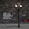 DIY Miniature Street Lamp White/Warm Light Park Lamppost High Light  Layout Material