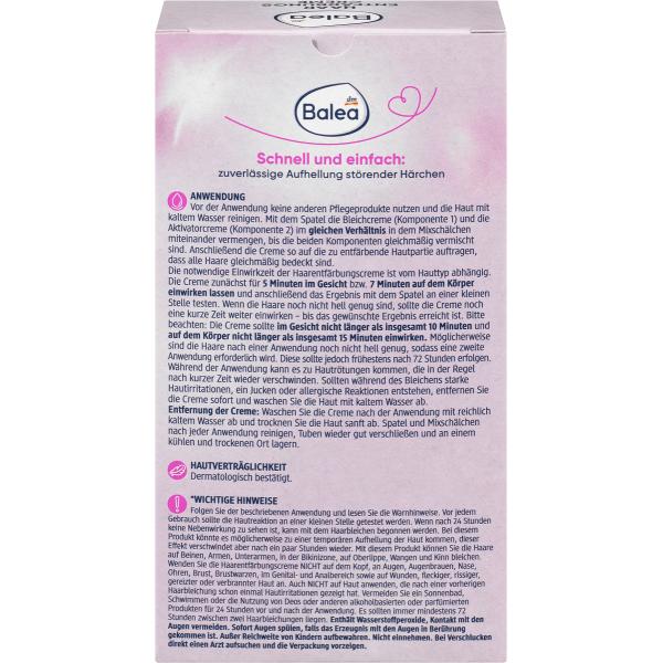 Германия DM Balea Balea крем для обесцвечивания тонких волос 100 мл