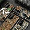Чехол-камуфляж Real Tree для Samsung Galaxy S22 S21 S20 Ultra Plus Pro S10 S9 S8 4G 5G TPU мягкий черный силиконовый чехол для телефона Capa