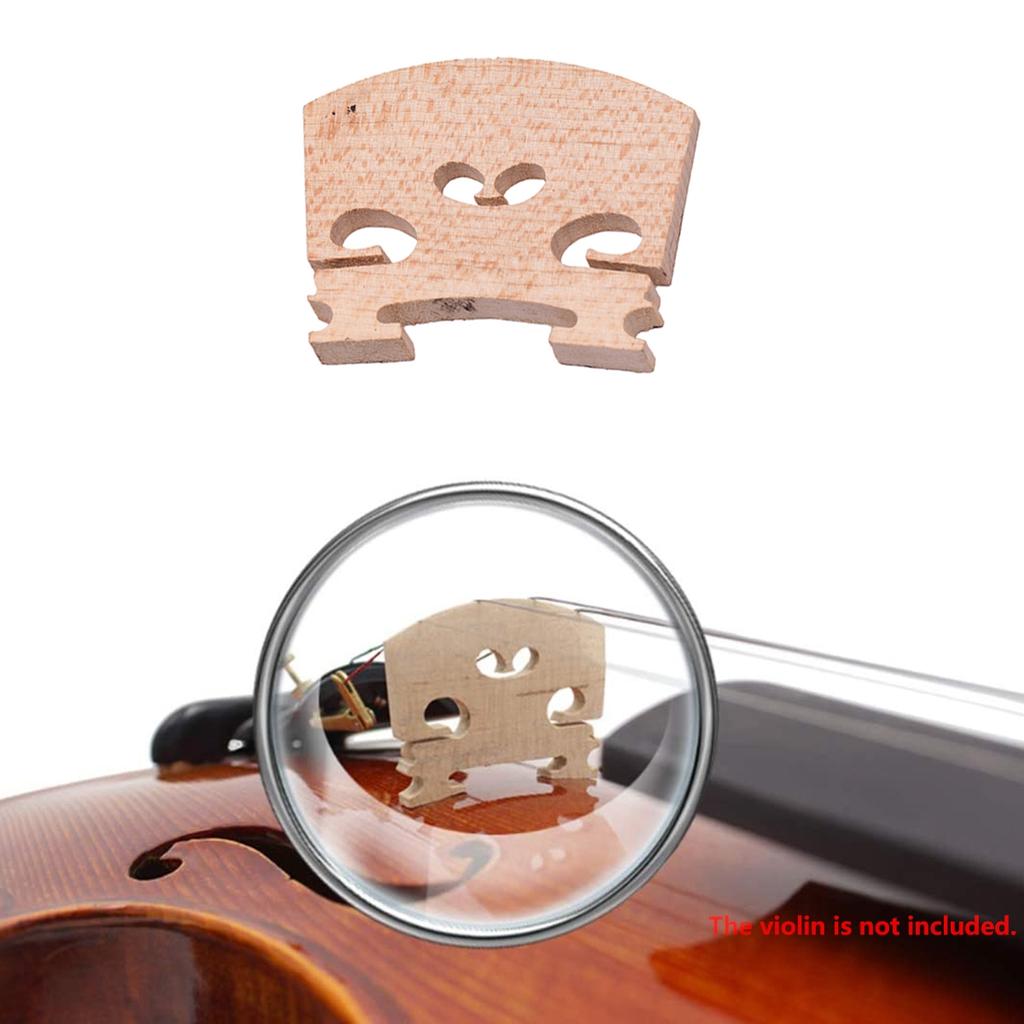 4/4 Full Size Violin Accessory Kit Chin Rest Chinrest Clamp Tailpiece 4 Tuning Pegs 4 Fine Tuners