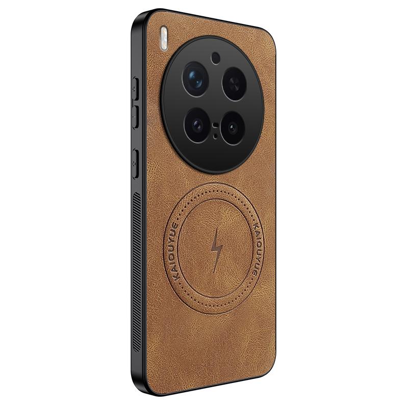 Для Vivo X300 Pro Чехол для телефона из кожи нового стиля Для Vivo X300 Pro Для Magsafe Магнитная беспроводная зарядка Чехол X300 Pro Чехол для телефона