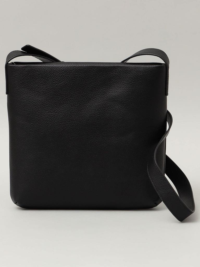 Ships Smart Leather Shoulder Bag for Men, 118433660, Black, One Size