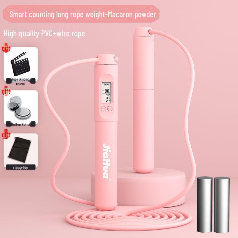 Регулируемая скакалка с утяжелителем для фитнес-тренировок при подготовке к экзаменам в старшей школе