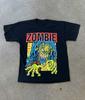 Футболка унисекс для взрослых Rob Zombie, винтажная, хлопковая, DI923
