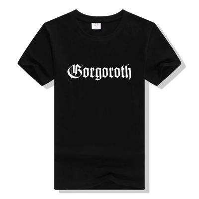 Смешная футболка футболка группы Gorgoroth мужская футболка мужская хлопковая футболка...
