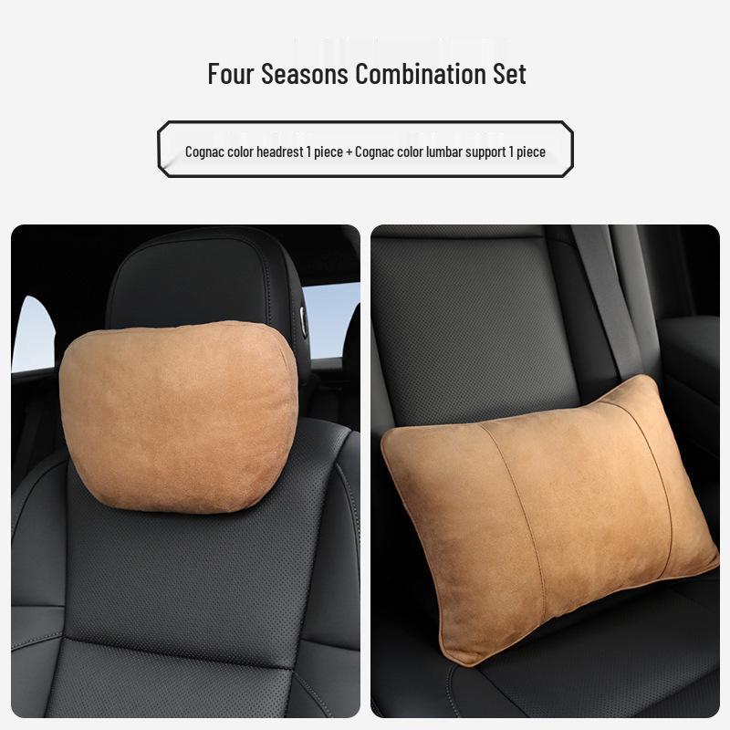 Car Neck and Lumbar Support Pillow for Maybach, Mercedes, Tesla, AITO