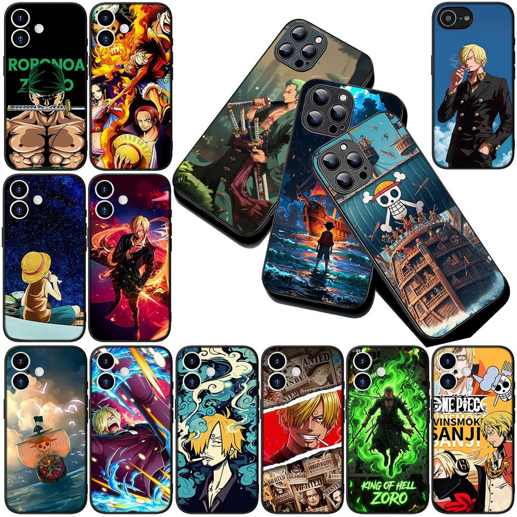 Sanji One Pieces Luffy Roronoa Zoro Phone Case for Xiaomi Poco C75 C65 C85 X7 X6 M8 F7 F8 Ultra F6 Pro 5G 4G Protective Cover