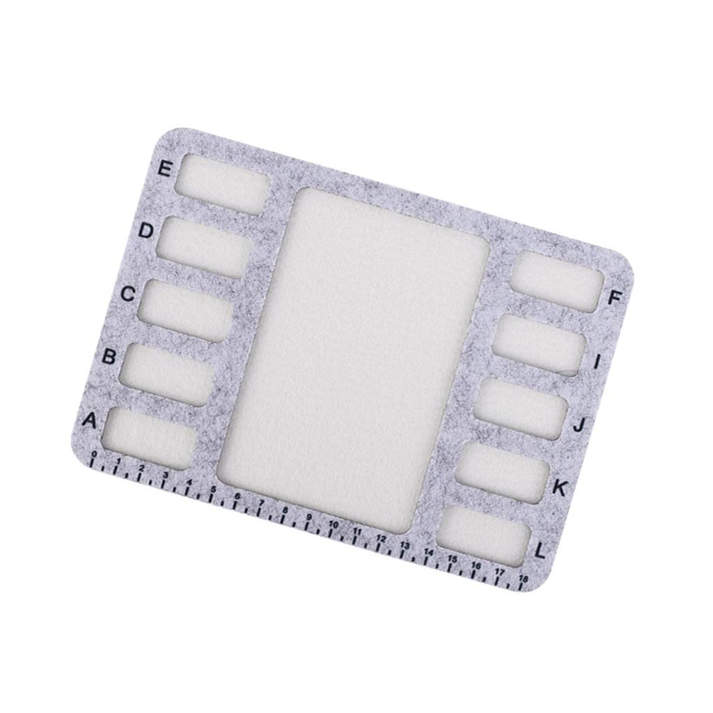 Многофункциональная доска-органайзер для бисера для DIY рукоделия и профессиональных дизайнерских проектов Нескользящий фетровый коврик для бисероплетения