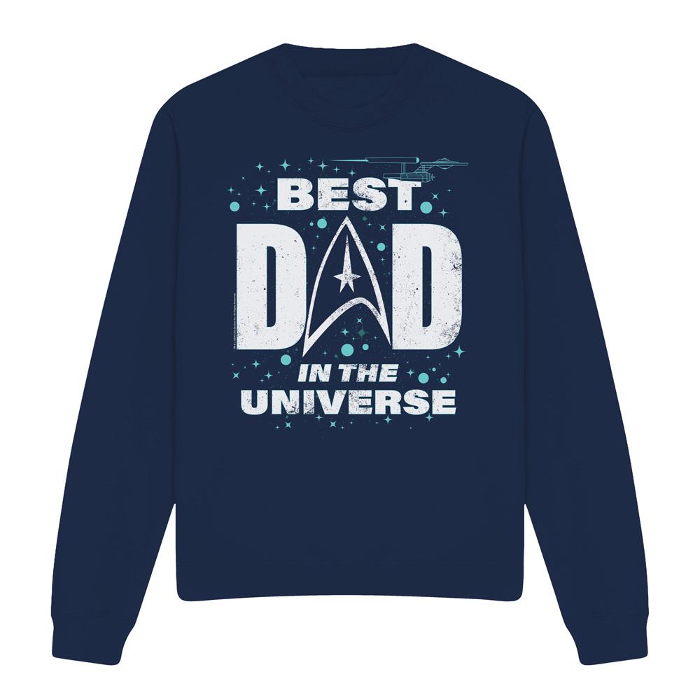 Star Trek Unisex Adult Best Dad in the Universe Fathers Day Sweatshirt